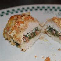 Spinach and Cream Cheese Stuffed Chicken Breast image