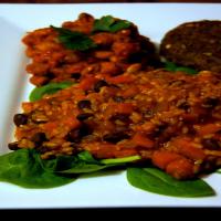 Senegalese Sweet Potato, Rice and Beans Stew image