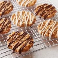 Chocolate Drizzled Oatmeal Lace Cookies image