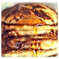 Apple Zucchini Pancakes with Cinnamon syrup_image