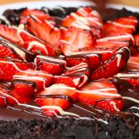 Chocolate And Strawberry Tart Recipe by Tasty_image