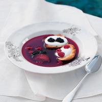 Chilled Plum and Berry Soup image