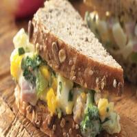 Ham and Egg Salad Sandwiches image