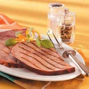Grilled Marinated Ham Steaks_image