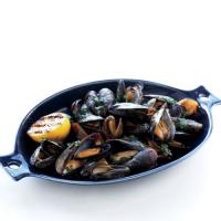Grilled Mussels with Herb Butter image