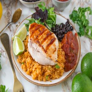 Chili's Margarita Grilled Chicken and Belinda's Mexican Rice_image