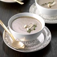 Creamy Mushroom-Thyme Soup image