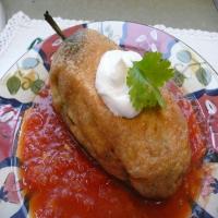 Chiles Rellenos With Tomato Sauce image