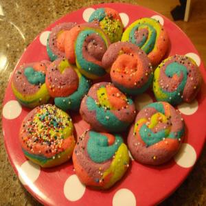 Rainbow Pinwheel Cookies image