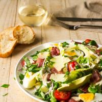 Gourmet Caesar Salad with Avocado_image