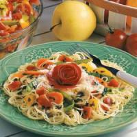 Angel Hair Pasta with Garden Vegetables image