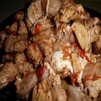 Chicken & Italian Sausage with tomatoes & garlic_image