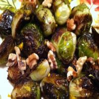 Brussels Sprouts With Pomegranate Molasses and Meyer Lemon_image