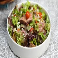 Low-Carb Steak Salad With Dijon Vinaigrette Recipe by Tasty image