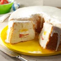 Lemon Curd-Filled Angel Food Cake image