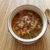 Grandma's Chicken-Barley Soup image