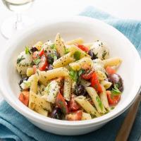 Penne with Baby Mozzarella, Tomatoes, and Herbs image