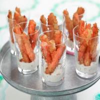 Carrot Fries with Lemon-Mint Dip_image