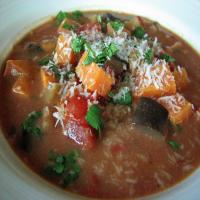 African Sweet Potato and Peanut Soup image