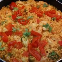 Arroz con Camarones (Spanish Style Shrimp & Rice) image