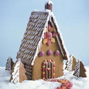Simple gingerbread house_image