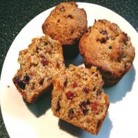 Orange Muffins With Apricots & Cranberries image