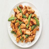 Cashew Chicken with Snap Peas image