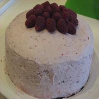 Raspberry White Chocolate Cake image