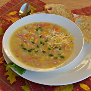 Slow Cooked Ham and Potato Chowder_image