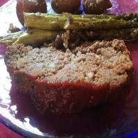 Tasty Meatloaf with Sweet and Savory Glaze image