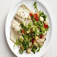 Roasted Trout with Arugula Salad image