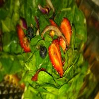 Spinach Salad With Berries and Curry Dressing image