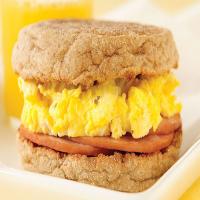 Canadian Bacon & Egg Sandwich image