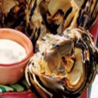 Grilled Artichoke w/ Creamy Butter Dip_image