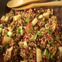 Wheat Berry Salad with pomegranate_image