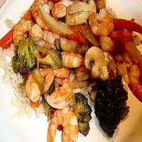 Sweet and Spicy Shrimp Stir-Fry image