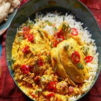 Afghan-style chicken korma with dried sour plums_image