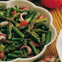 Asparagus-Tomato Salad with Dressing image