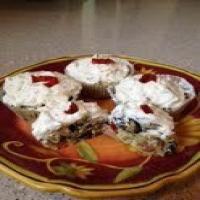 Savory Italian Cupcakes with Goat Cheese Frosting image