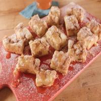 Apple Pancake Bars with Brown Butter Crumble Topping and Apple Syrup image
