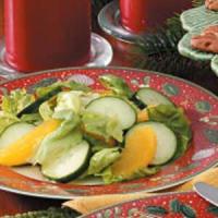 Orange Cucumber Lettuce salad_image