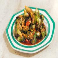 Roasted Brussels Sprouts with Chile Caramel_image