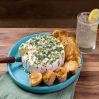 Baked Brie with Lavender Honey and Herbs image