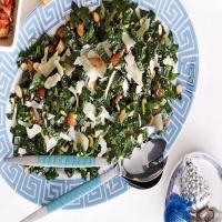 Kale Salad with Dates, Parmesan and Almonds_image