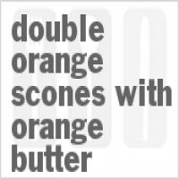 Double Orange Scones With Orange Butter_image