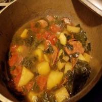 Kale Soup with Potatoes and Sausage_image