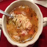 My Father-In-Law Mickey's Famous Turkey Vegetable Soup image