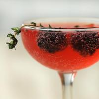 Blackberry & Thyme French 75 Recipe by Tasty_image