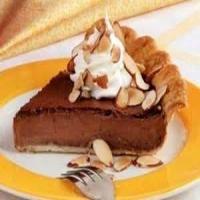 Almond - Fudge Custard Pie_image