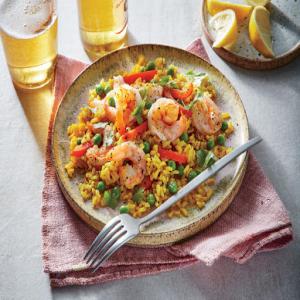 Shortcut Shrimp Paella Recipe - (4.6/5)_image